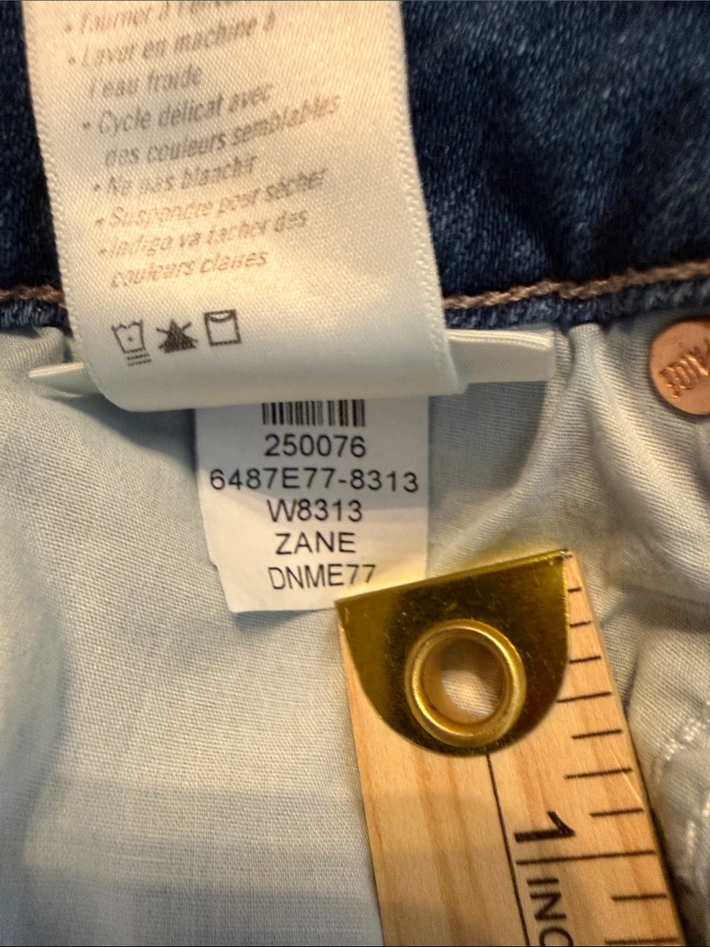 Paige High Rise Laurel Canyon Bootcut Jean Medium Wash Zane Size 27 - Picture 14 of 16